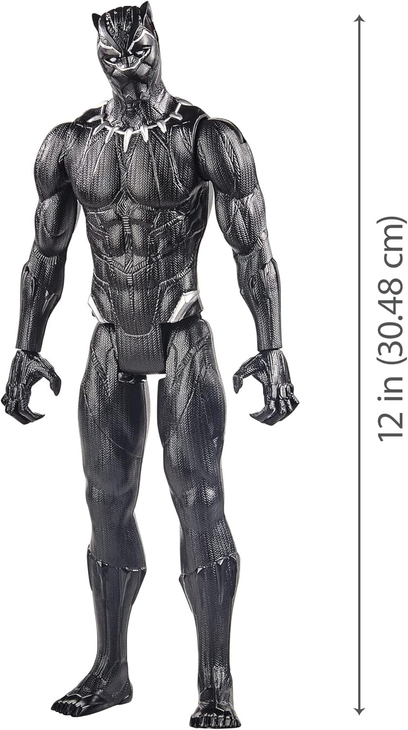 Marvel Avengers Titan Hero Series Black Panther, figurine d'action de 30 cm de haut Figurines Naty Shop