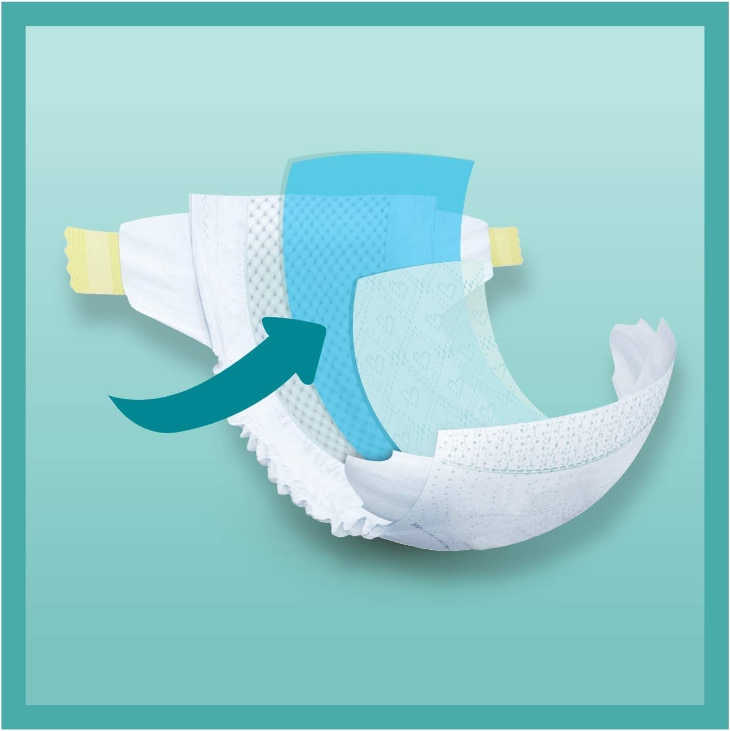Couches Pampers pour bébés taille 5 (11-16 kg), 24 pièces, jusqu'à 12 heures de protection contre les fuites