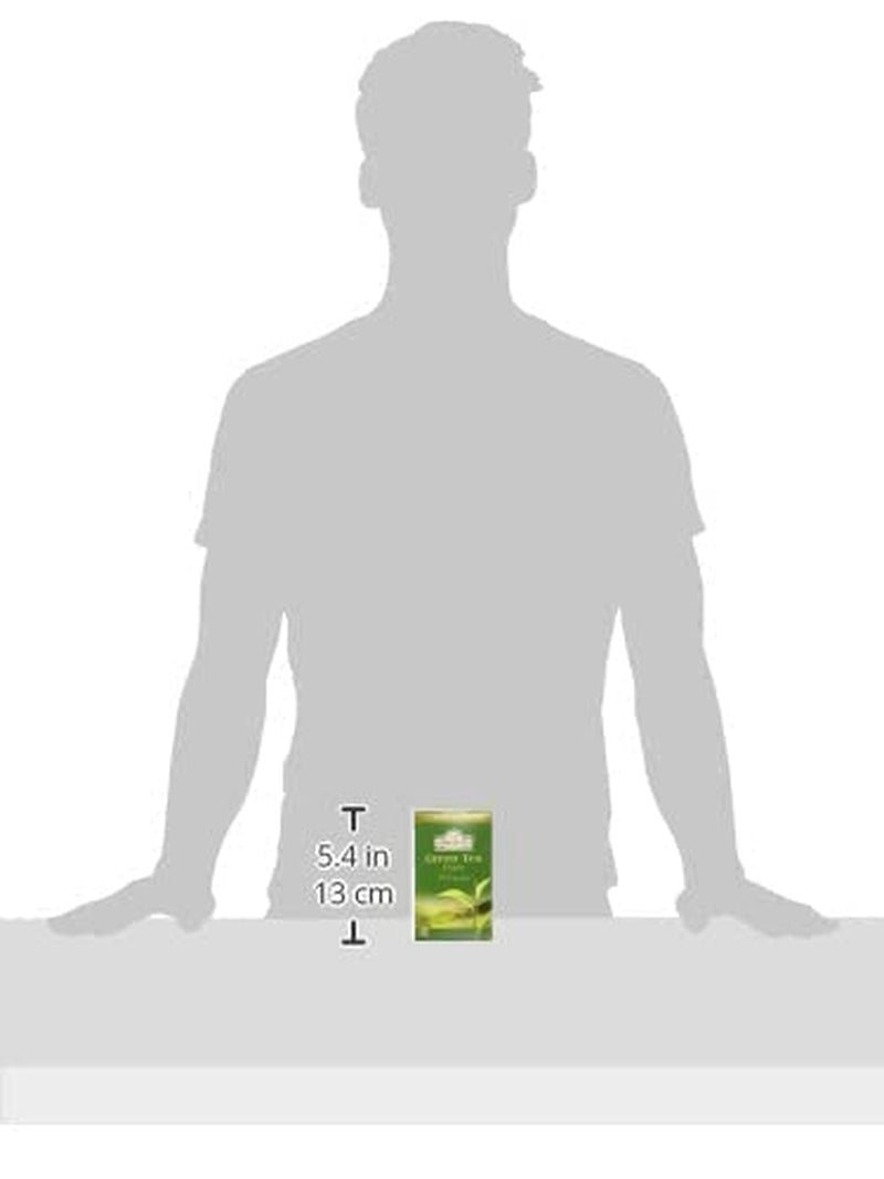 Ahmad Tea – Thé vert – Sachets de thé emballés individuellement avec 2 g de thé par portion – 20 sachets de thé à bandes (lot de 2)