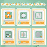 Jouet sensoriel pour les tout-petits de 1 à 3 ans | Jouet Montessori pour les enfants à partir de 1 an | Jouet de voyage pour bébés de 12 à 18 mois | Cube d'activités, cadeau anniversaire ou Noël pour les 1 an
