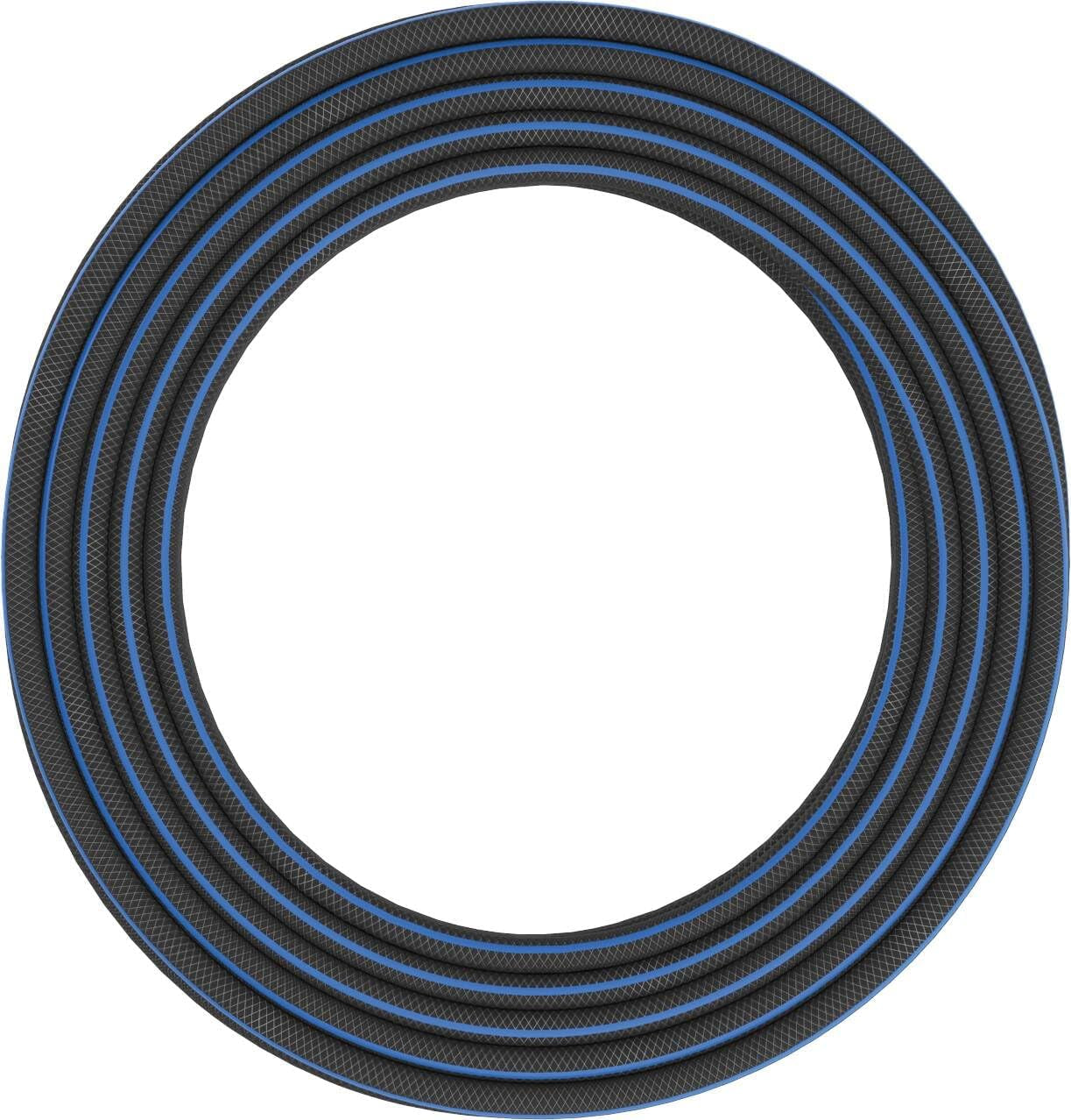 Fiskars Tuyau d'arrosage S, Série X, Tuyau d'arrosage pour arrosage manuel, 13 mm (1/2"), Longueur : 15 m, Raccord universel, Protection UV, Protection contre le gel, Résistant à la torsion, Bleu, 1076044