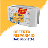 Lingettes humides, paquet de 2 (144 lingettes)