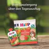 HiPP sachets de fruits bio, à presser, pomme, poire, banane - Anton Maimuta (8 x 100g), à partir de 1 an, 100% purée de fruits, sans sucre ajouté, vegan, meilleure qualité bio (pack de 2)