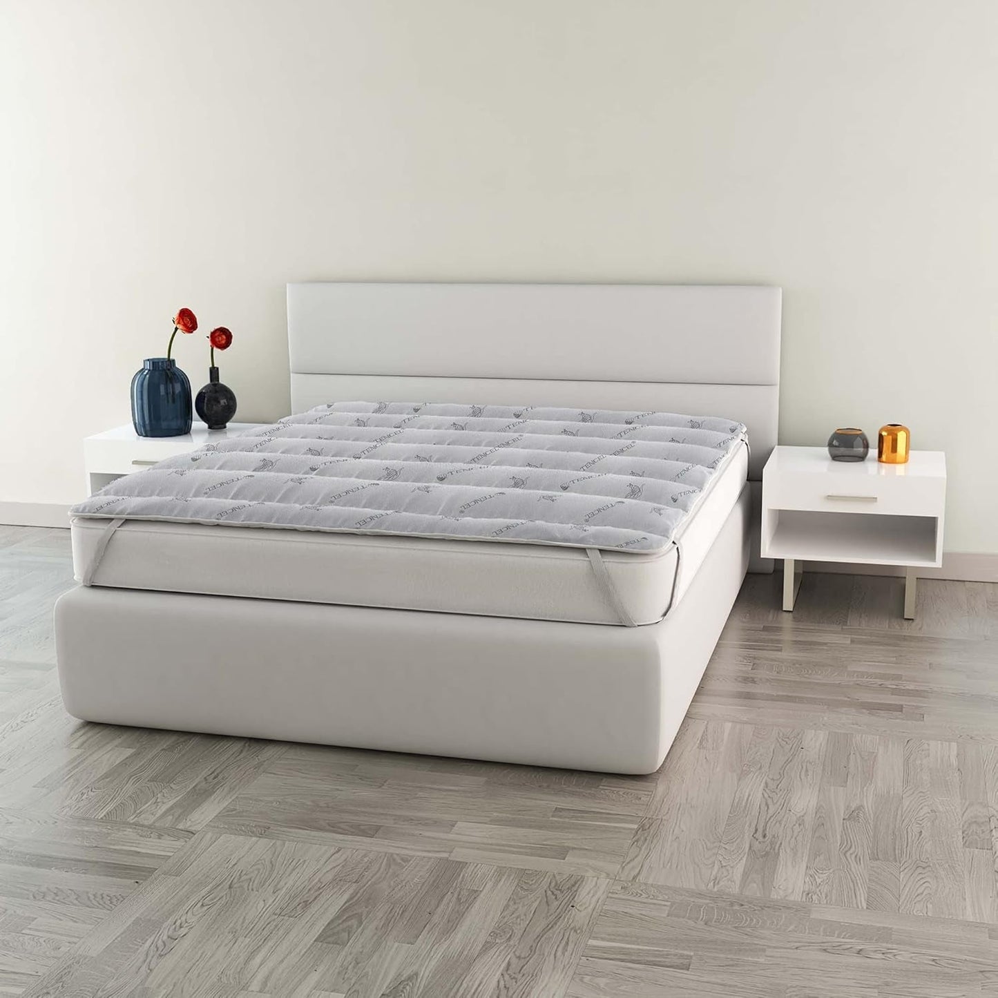 MB Home Italia, Topper, Thermocontrol, Double 160X195 Cm Couettes et couettes Naty Shop Double 160X195 Cm Tencel