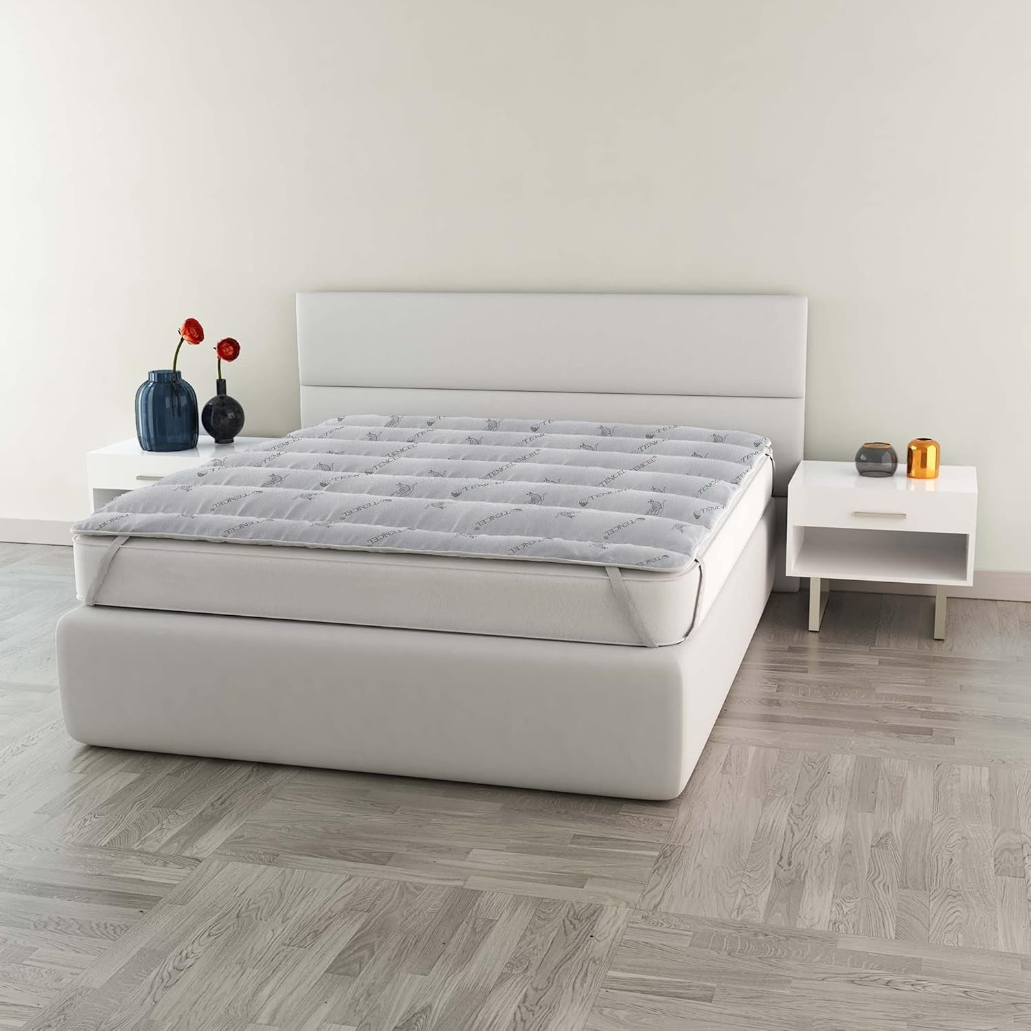 MB Home Italia, Topper, Thermocontrol, Double 160X195 Cm Couettes et couettes Naty Shop Double 160X195 Cm Tencel