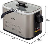 Tamaño FR326E - Friteuse, 1000 Watts, 1,3 Litres Naty Shop Appliances