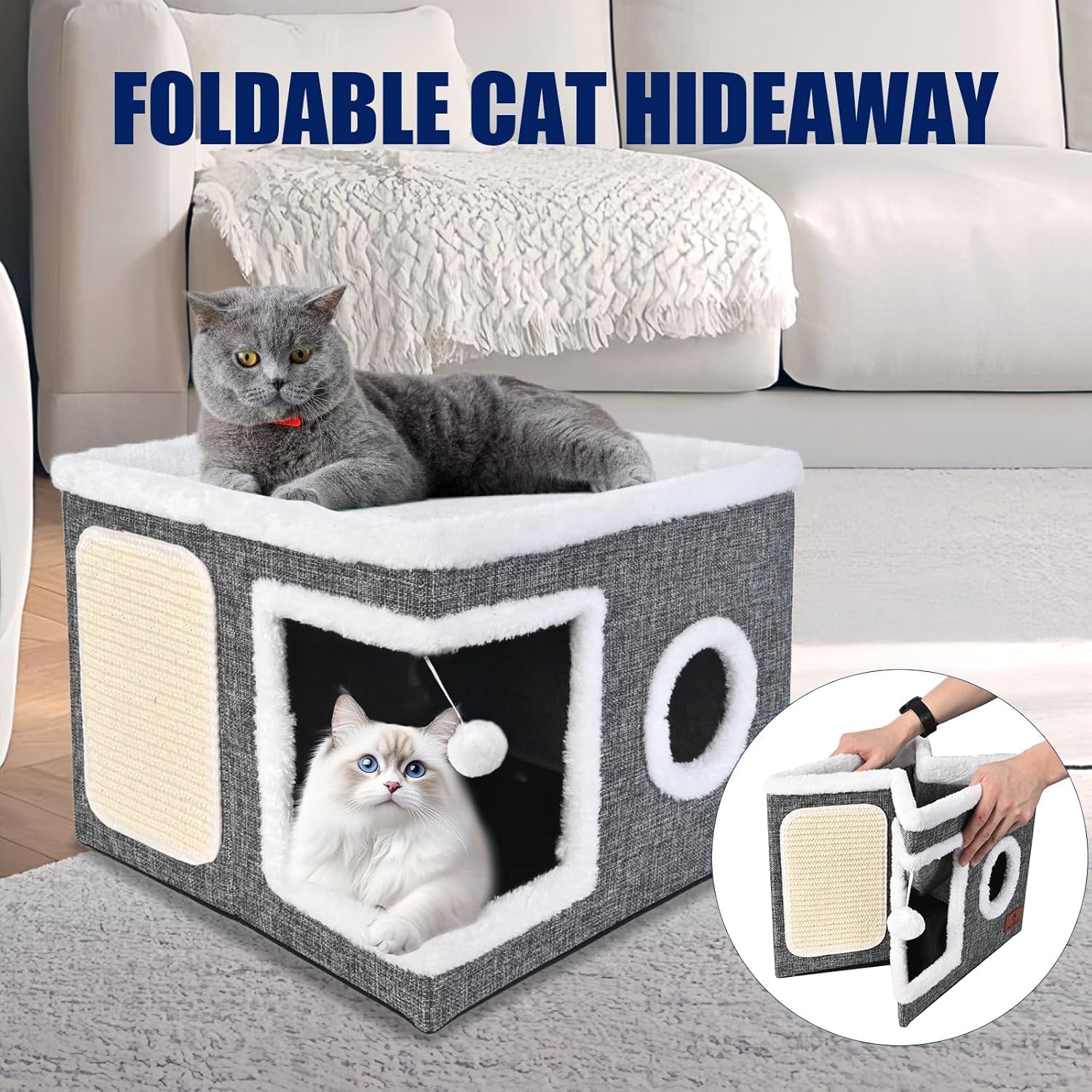 Couvertures et meubles, Animaux, Grottes et maisons, Chats, Lits pour chats, Chats - lits, matelas