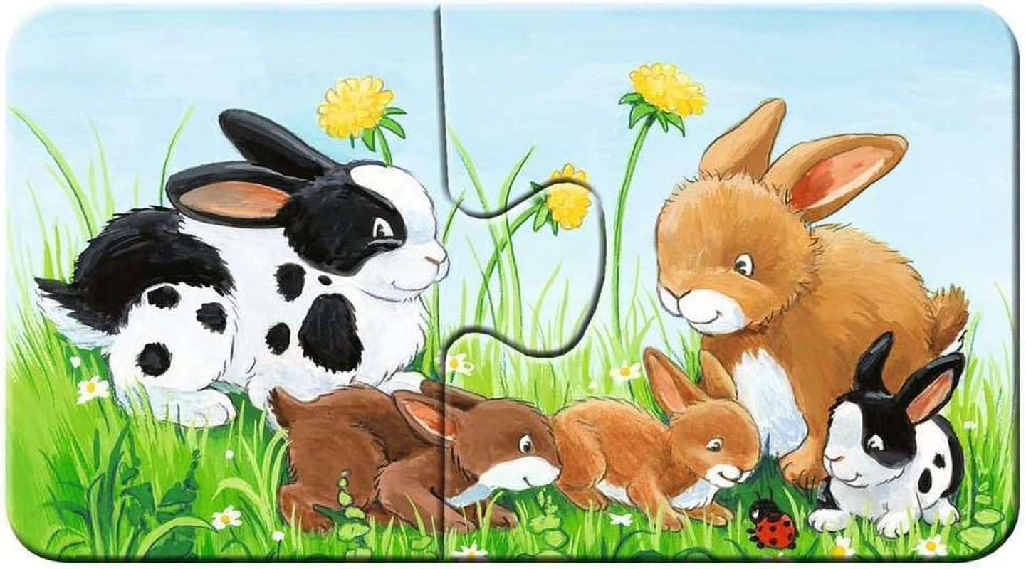 Ravensburger Puzzle pour enfants - 05072 Familles d'animaux de la ferme - Mon premier puzzle 9X2 - Puzzle pour les 2 ans Puzzle Naty Shop