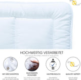 Aqua-Textil Soft Touch Parure enfant Couette 100 X 135 Cm 250G et 350G avec oreiller 40 X 60 Cm 150G Couette 4 saisons Climatisation Oeko-Tex Couettes et couettes Naty Shop