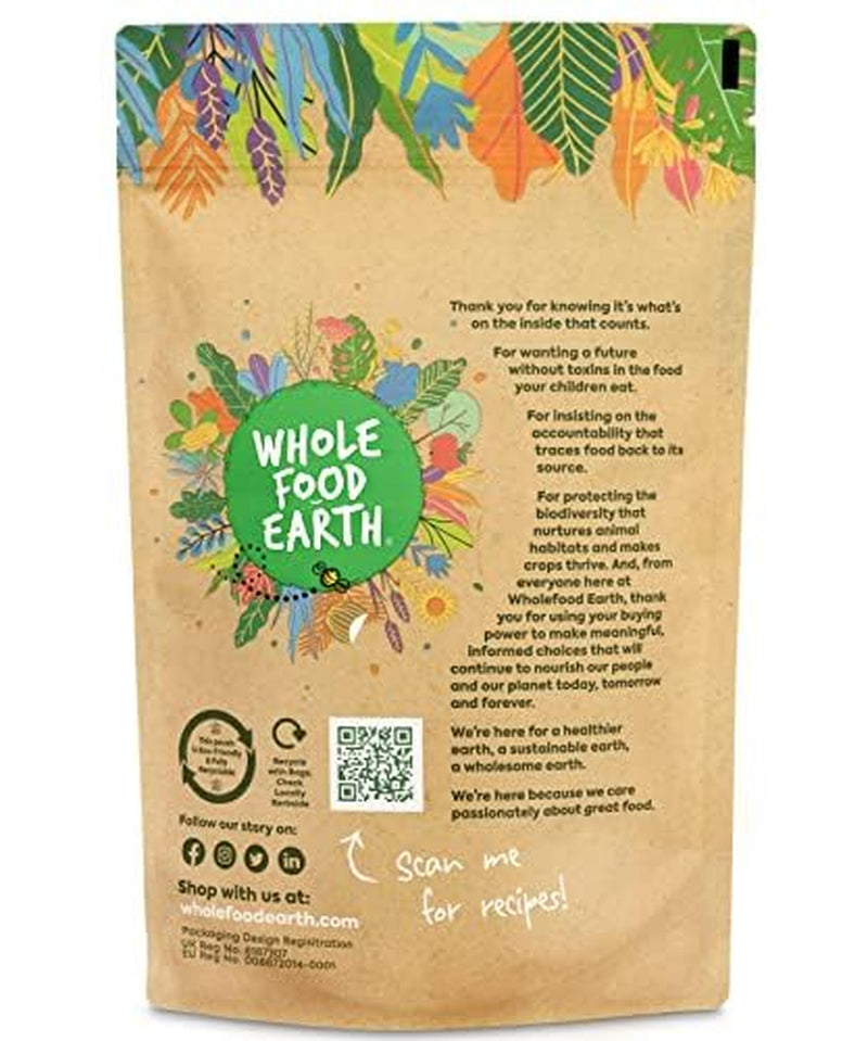 Wholefood Earth Lentilles vert foncé biologiques à la française 1 kg sans OGM | Végétalien | Riche en fibres | Riche en protéines | Certifié biologique