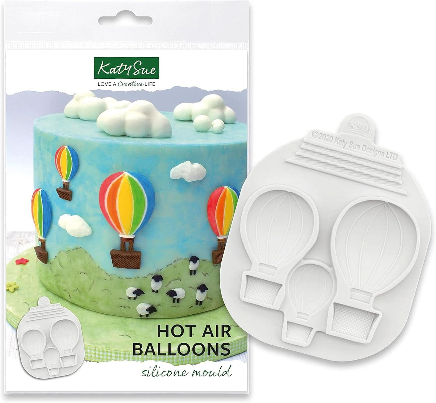 Katy Sue, Moule Silicone Montgolfières Cuisine Naty Shop