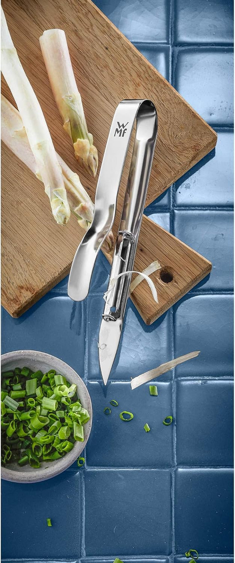 Éplucheur d'asperges WMF Gourmet 17 cm, acier inoxydable Éplucheur Cromargan Naty Shop