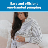 Tire-lait manuel avec protection Softshape 100% silicone (B, bride 25 mm) et options anti-coliques + biberon 150 ml à col large avec tétine à débit lent niveau 1 Accessoires Alimentation et Allaitement Bebe Naty Shop