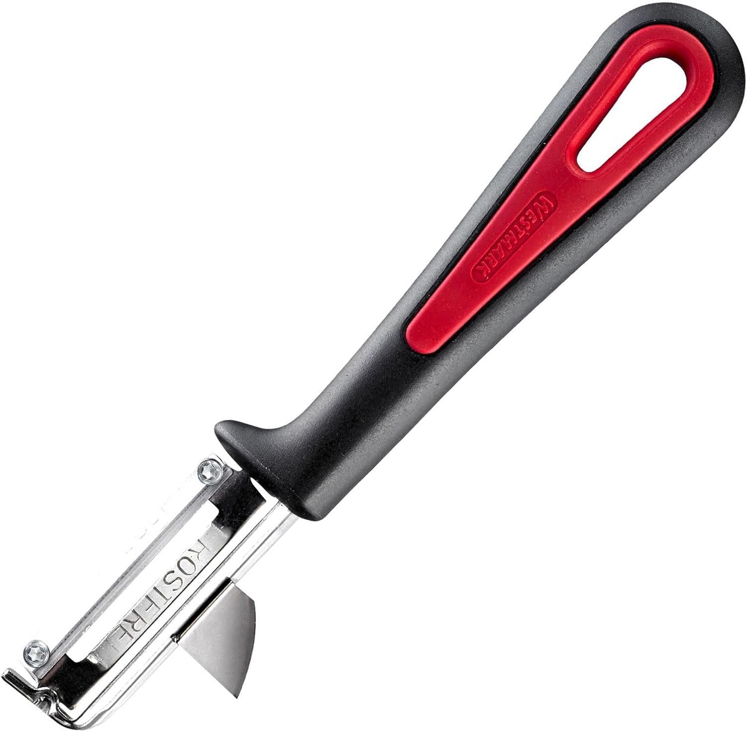 Westmark 29092270 Sparschäler Gallant, Pp/Tpe/Edelstahl, Schwarz/Red, 16,5 X 3,7 X 2 Cm Eplucheur Naty Shop Gallant (pour gauchers)