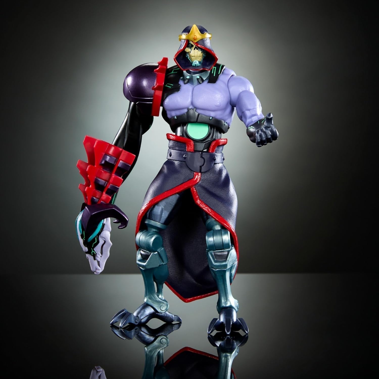 Masters of the Universe : Revolution Masterverse Skeletor Action Figure Figurine à collectionner avec 30 points de mouvement et bras robotique mobile Motu Toy HYC46 Figurines Naty Shop