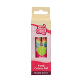 Colorant alimentaire Funcakes Vert Vif, Gel Colorant Alimentaire Hautement Concentré pour Pâte, Crème, Fondant et Massepain. Dosage facile. Une seule goutte pour créer des couleurs vibrantes. Halal. 30g.