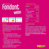 Couverture fondante roulée blanche DECOCINO - 300g - couverture fondante prête à l'emploi pour recouvrir et décorer gâteaux et cupcakes - sans gluten et vegan (pack de 2) Naty Shop Sugarpaste