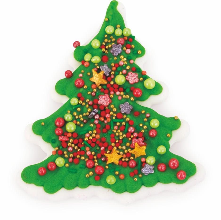 Décoration comestible en sucre, sapin de Noël Nati Shop