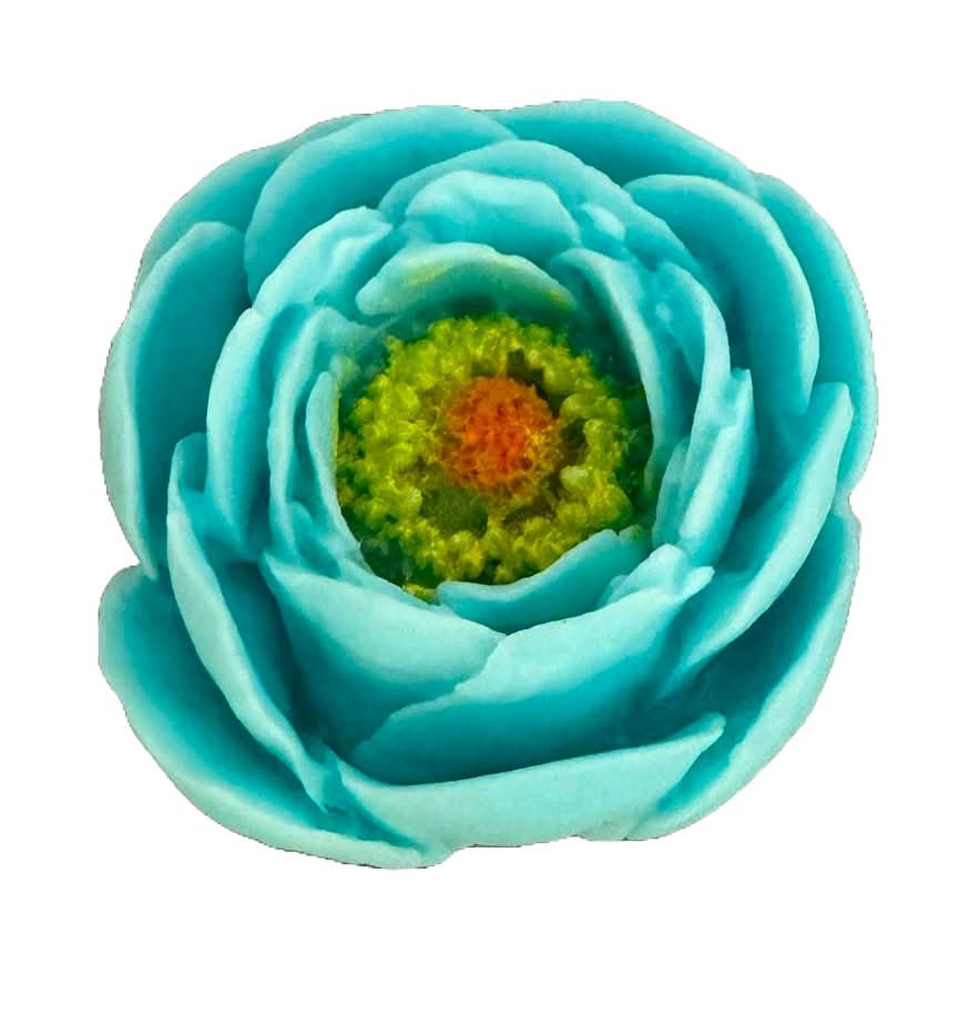 Décoration comestible en sucre, Décorations en Pâte à Sucre Pivoine Bleue Nati Shop