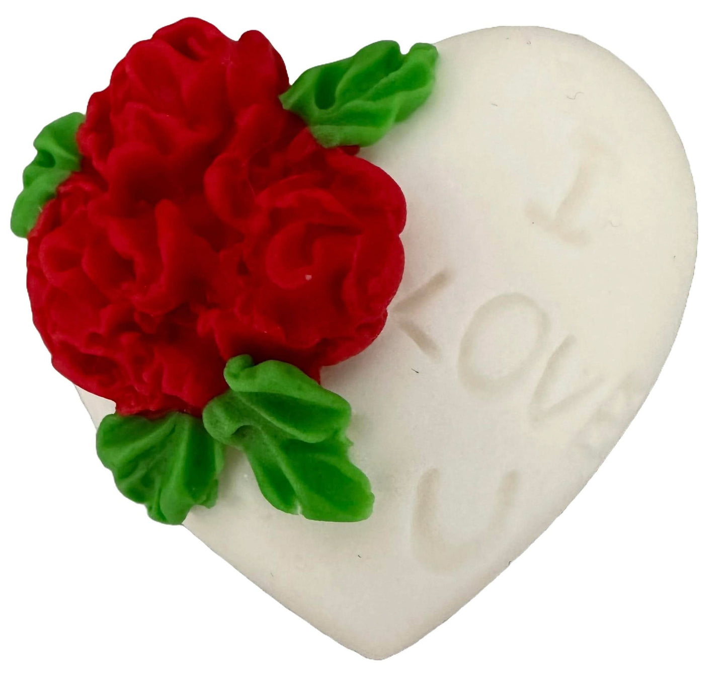 Décoration comestible en sucre, Décorations Coeur "Je t'aime" de Pâte à Sucre Nati Shop
