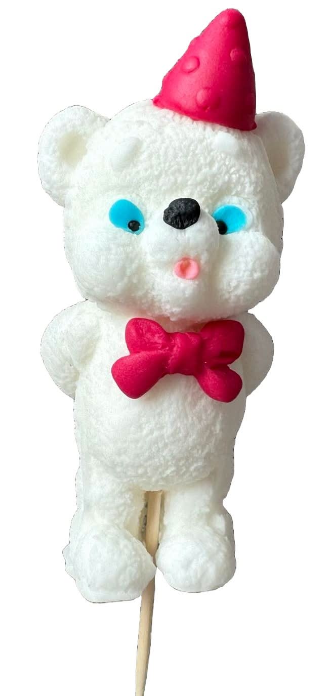 Décoration comestible en sucre, ours en peluche Décorations de Pâte à Sucre Nati Shop