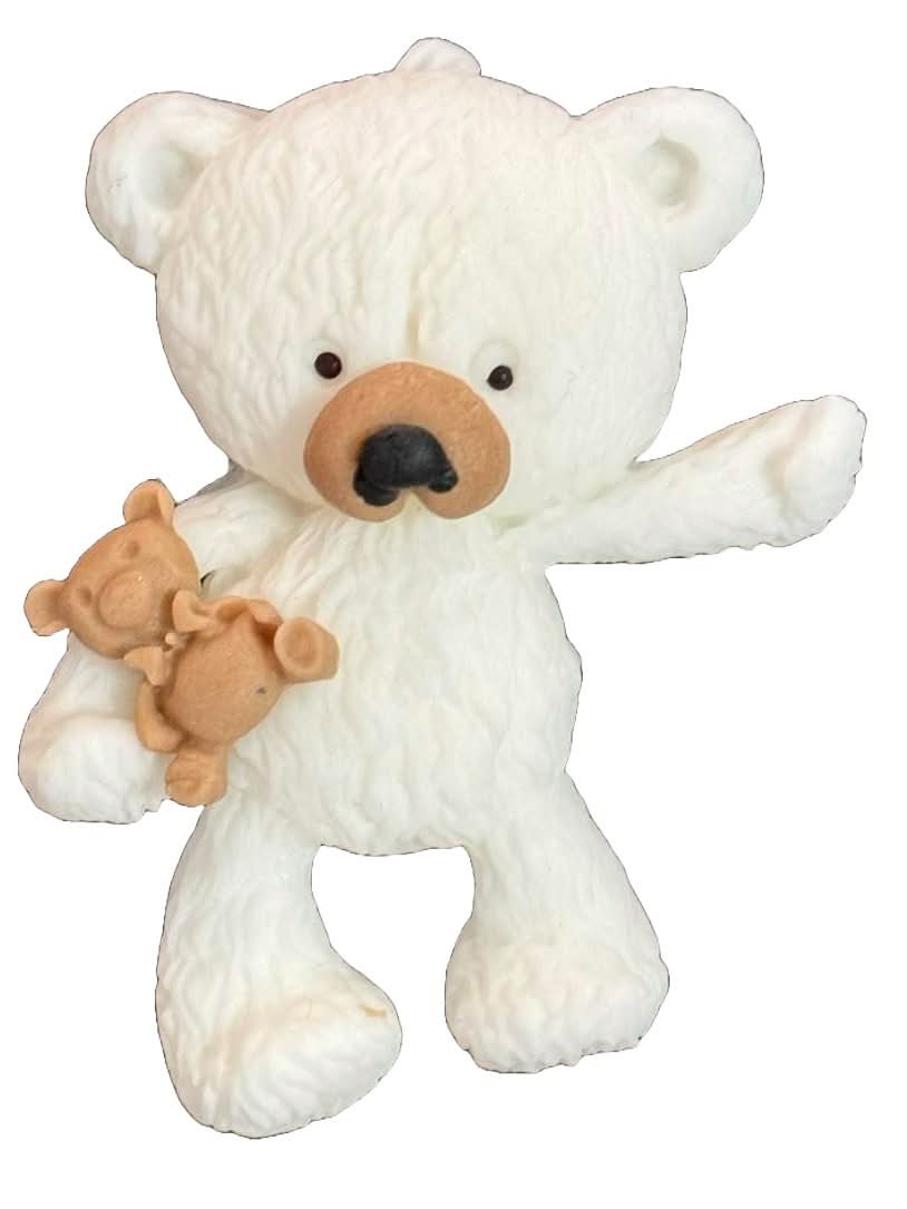 Décoration en sucre comestible, Ours en peluche avec décorations en pâte à sucre Nati Shop