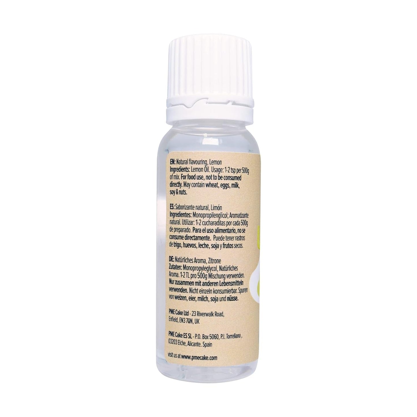Arôme citron 100% naturel, 25 ml (pack de 2) Édulcorants Naty Shop