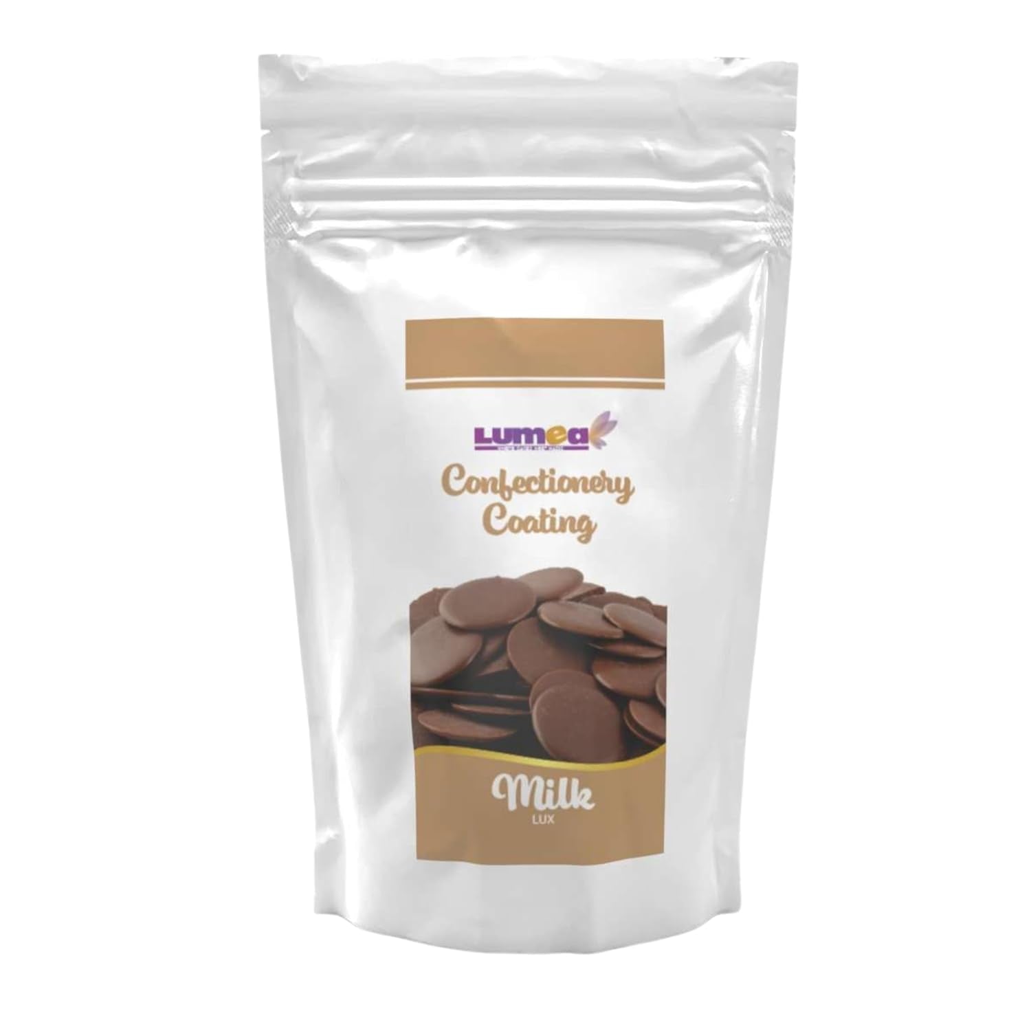 Gouttes de couverture Dekozauber24, blanches, 500g, au goût chocolat blanc et vanille, chips Deco Melts, passent au micro-ondes, pour cake pops, gâteaux, tartelettes, dripping ou glaçage Naty Shop Pâte de cassonade