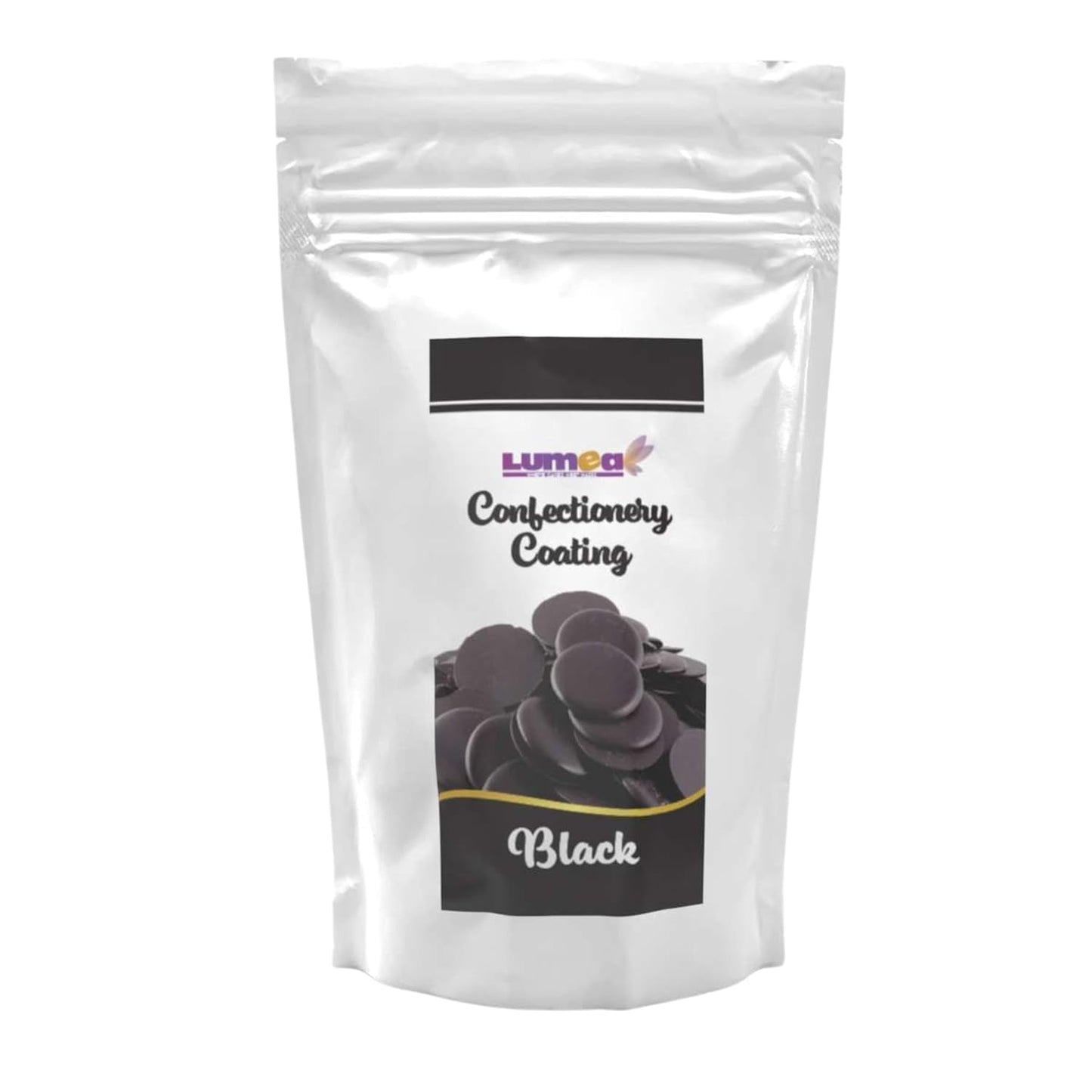 Gouttes de couverture Dekozauber24, blanches, 500g, au goût chocolat blanc et vanille, chips Deco Melts, passent au micro-ondes, pour cake pops, gâteaux, tartelettes, dripping ou glaçage Naty Shop Sugarpaste Black
