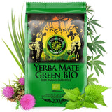 Thé Mate biologique BIO ● Thé Yerba Mate à la citronnelle ● 200 g de Thé Mate brésilien frais ● Non torréfié, séché à l'air chaud ● Uniquement des ingrédients biologiques ● Thé vert en vrac