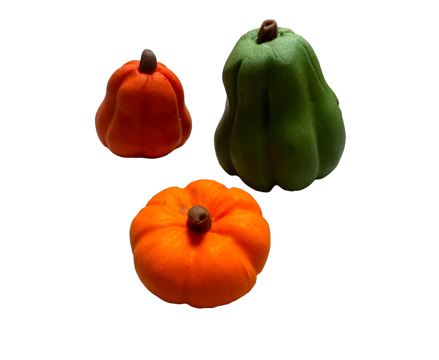 Lot de 3 décorations comestibles en sucre, Décorations Automne en Pâte à Sucre Naty Shop