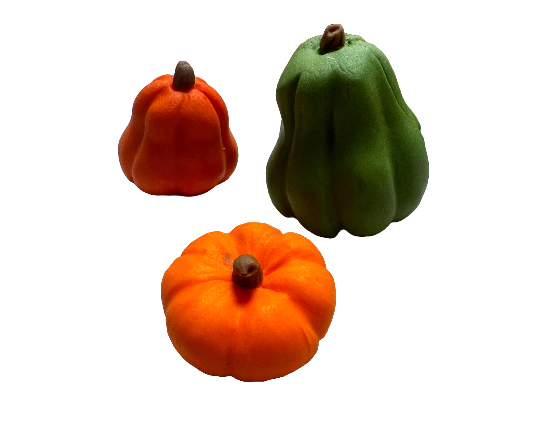 Lot de 3 décorations comestibles en sucre, Décorations Automne en Pâte à Sucre Naty Shop