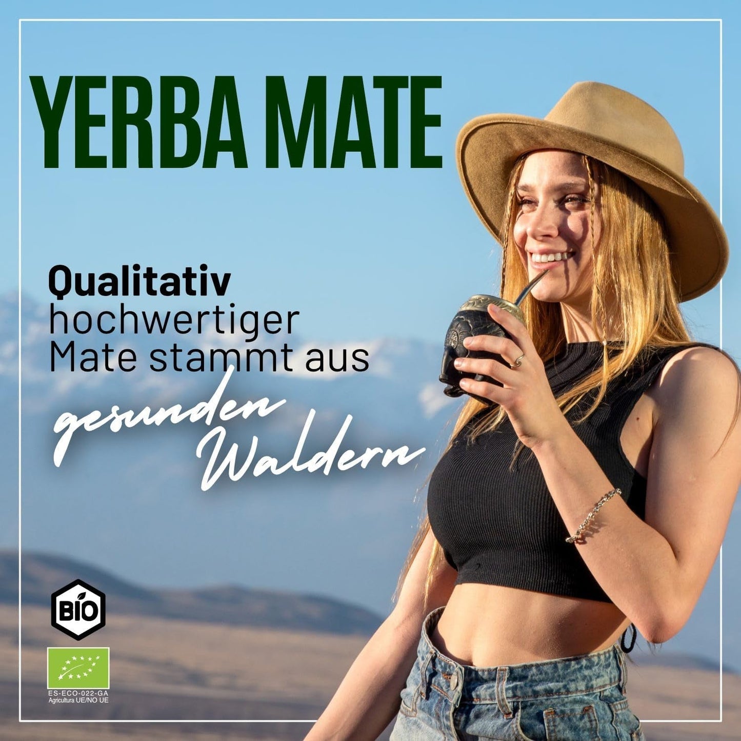 VITSTORM® Slim Tea Cardamome – Thé BIO Yerba Mate – Thé détox et diurétique – 100G