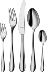 WMF Merit Ménagère de Couverts en Acier Inoxydable Cromargan Protect Poli Résistant aux Rayures Passe au Lave-Vaisselle Naty Shop Unique 30 Pièces