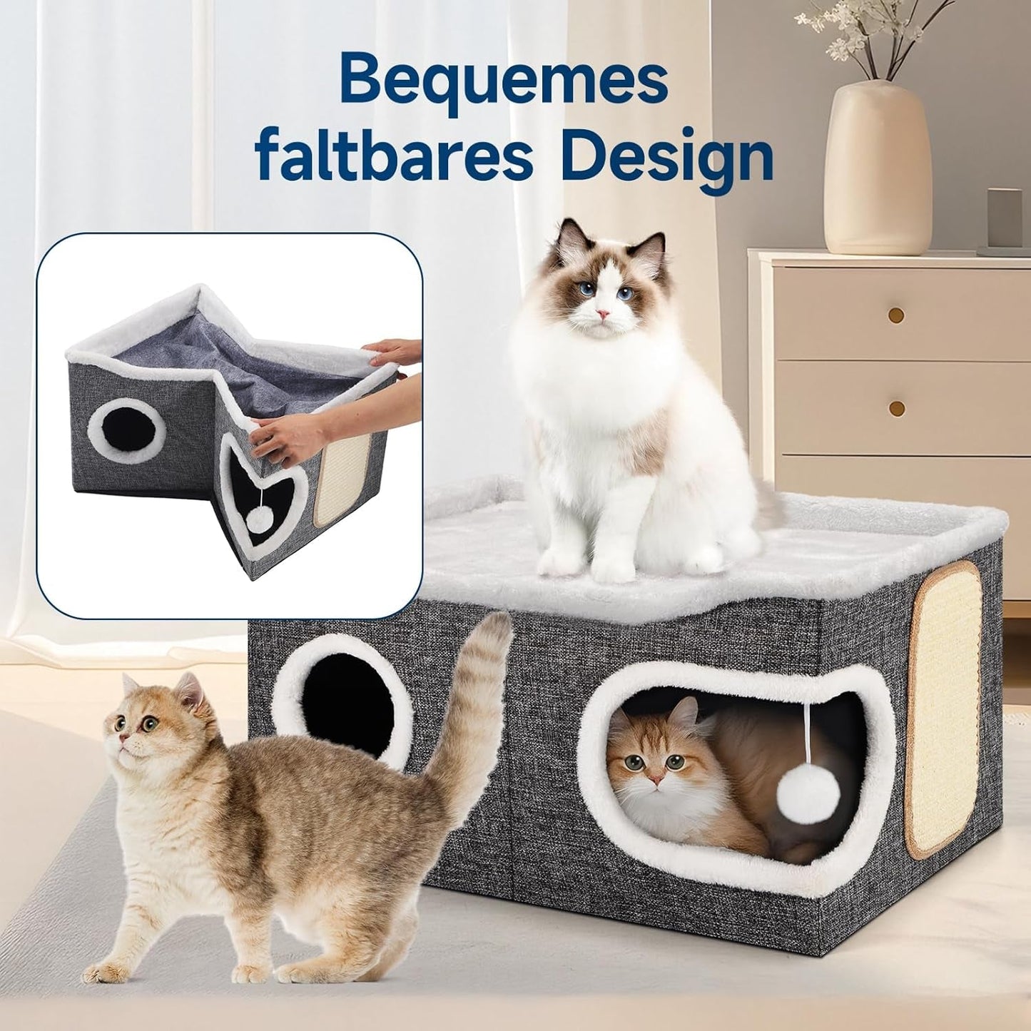 Couvertures et meubles, Animaux, Grottes et maisons, Chats, Lits pour chats, Chats - lits, matelas