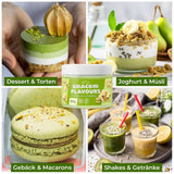 He-Ju, Poudre au goût de chocolat blanc et pistache, 250 grammes Naty Shop Flavors