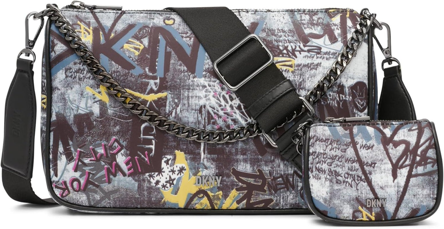 DKNY Bodhi Sacs Bandoulière Femme Naty Shop Noir Multi