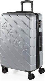 DKNY - Grande Valise 4 Roues Grande Valise Légère - Grande Valise de Voyage à Roulettes. Grande Valise de Voyage Avion Valise à Coque Rigide avec Fermeture Certifiée - Grande Valise à Roulette Argent Naty Shop Bagages & Équipement de Voyage Argent M