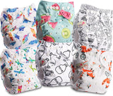 Littles and Bloomz FLP2-0406 Couche réutilisable à clip standard, 4 couches
