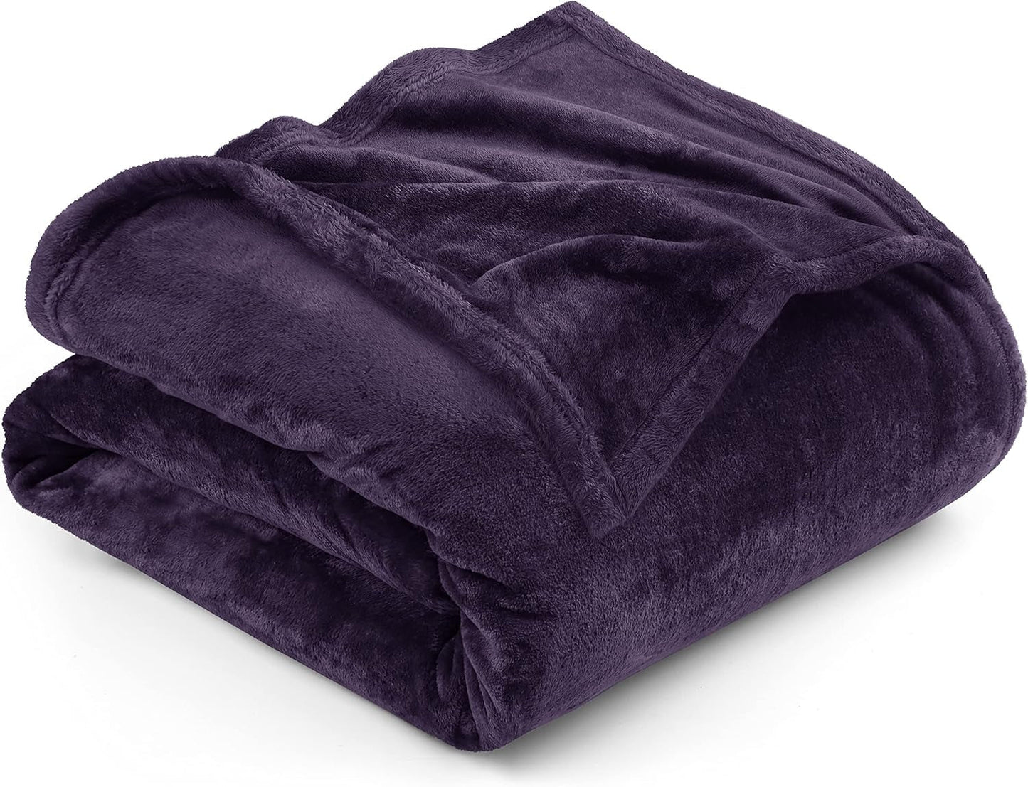 Utopia Bedding Housse de couette en polaire [228 x 228 cm, gris] Weiche, Leichte, Warme Flauschige Decke Kuschelige Und Atmungsaktive Decken Für Bett Sofa Couch