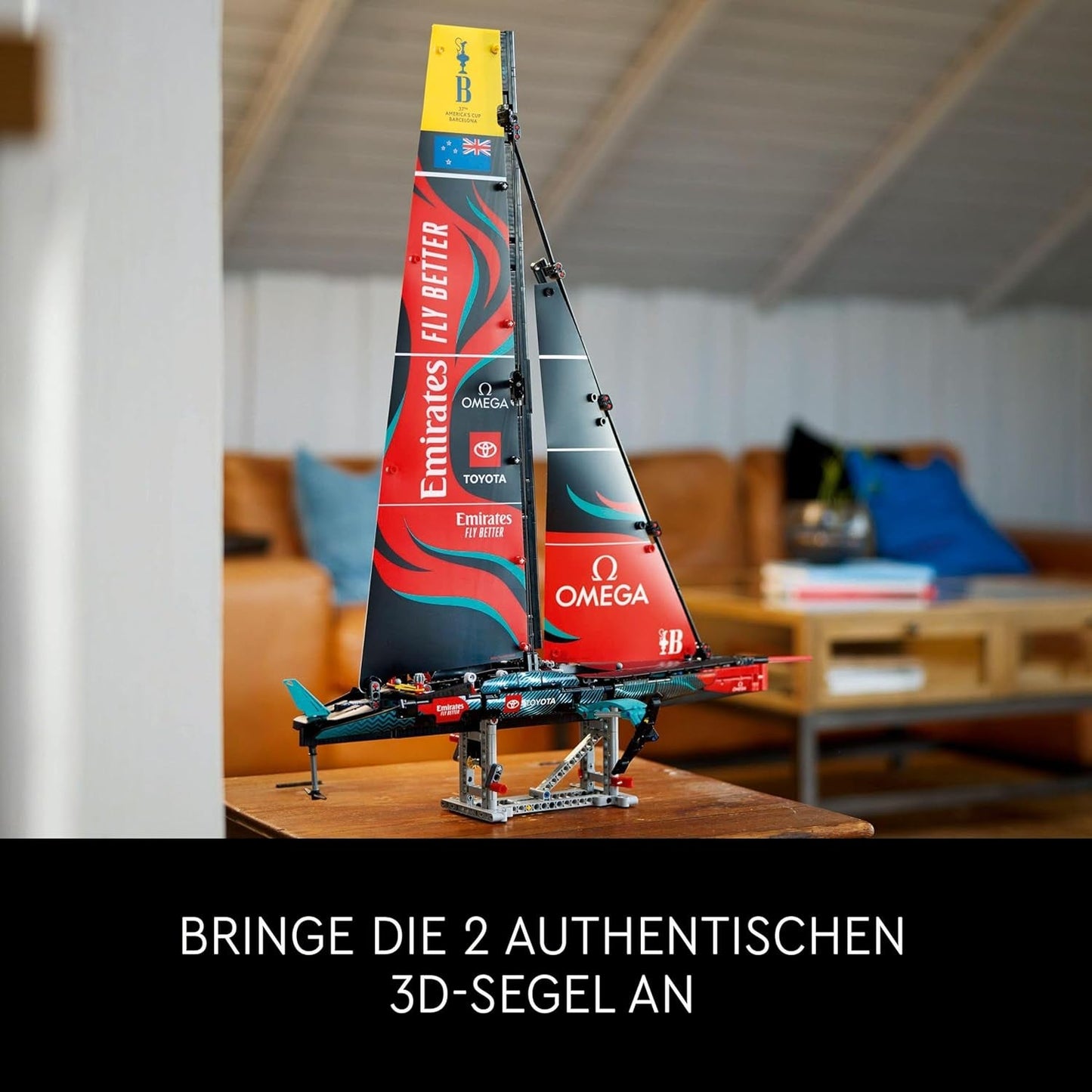 LEGO Technic Emirates Team New Zealand AC75 Racing Yacht Kit de construction de voilier pour adulte Cadeau pour homme et femme Activité créative et relaxante 42174 Ensembles de construction Besuche den LEGO-Store