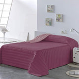 PETTI Artigiani Italiani - Couvre-lit simple, couvre-lit double face, couvre-lit à ressorts, bleu nuit, blanc, 100% Made in Italy Naty Shop Couettes et couettes fuchsia Taille lit 100 (170 X260 Cm)