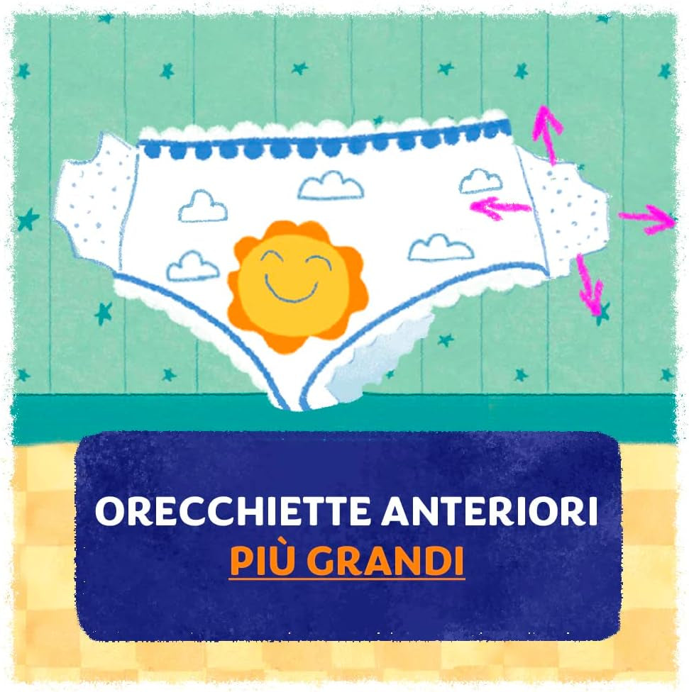 Couches Pampers Sun and Moon Midi, taille 3 (4-9 kg), 120 couches