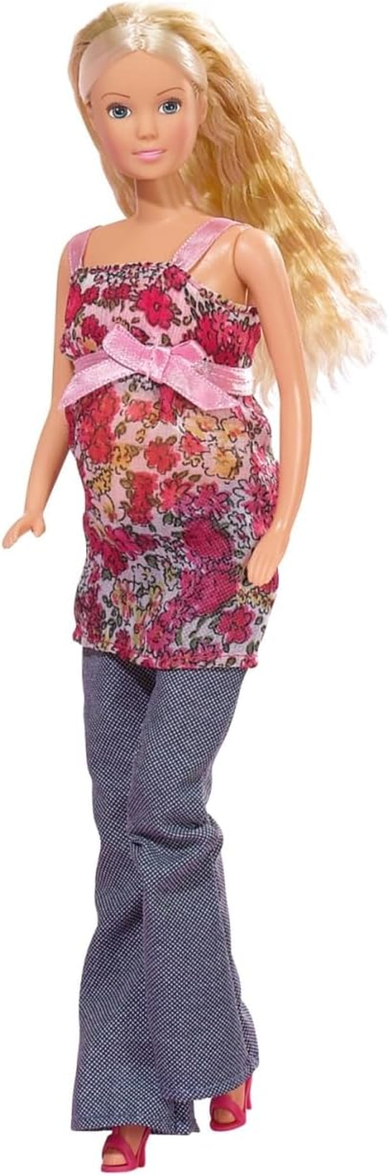 Simba 105734000 - Steffi Love Welcome Baby, Poupée enceinte, Avec le bébé dans le ventre, Accessoire, Poupée d'habillage, 29Cm, Pour les enfants à partir de 3 ans Naty Shop Dolls Titre par défaut