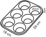 Backform, Schwarz, 26,5 X 18 X 3 Cm Moules et plateaux de cuisson Naty Shop