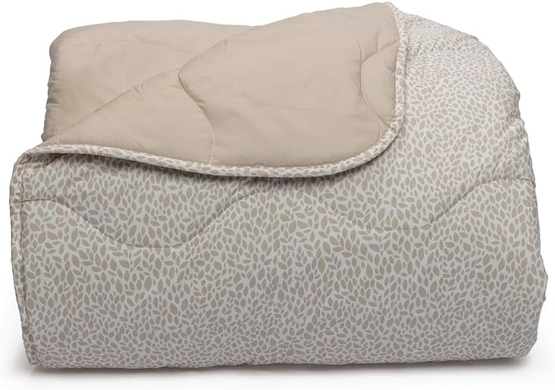 Foppapedretti Couette sable Notte & Natura Petals, couette pour lit simple, 100% coton, fabriquée en Italie Couettes et couettes Naty Shop Fleurs de sable Lit simple