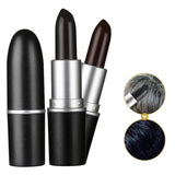 Bâton de couleur de cheveux rouge à lèvres de couleur de cheveux temporaire teinture pour cheveux rouge à lèvres temporaire teinture pour cheveux couleur blanche couverture de cheveux bâton de maquillage bricolage teinture pour cheveux noir brun teinture pour cheveux Naty Shop Titre par défaut