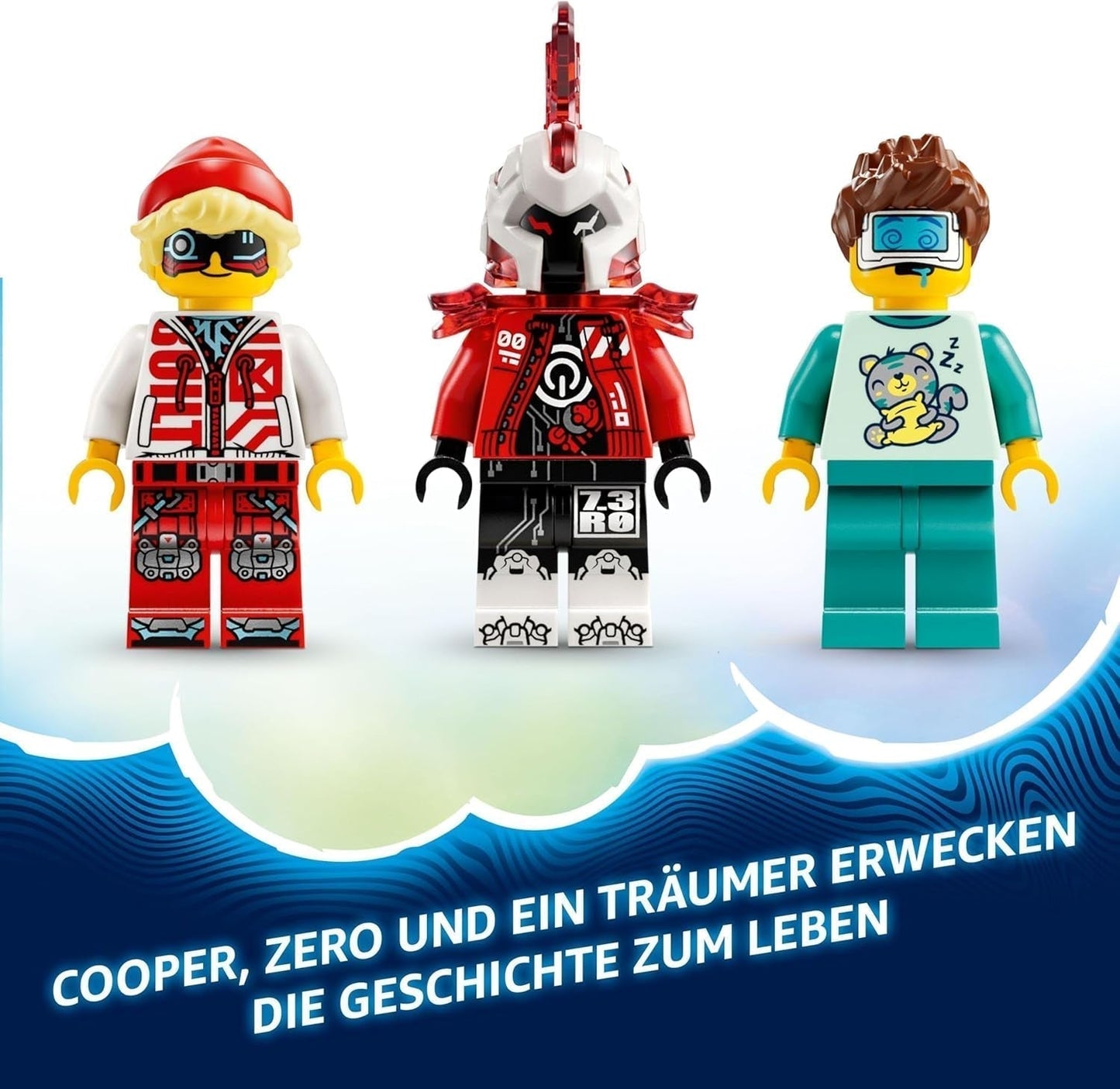 LEGO Dreamzzz Le robot tigre de Cooper et la voiture Hot Rod de Zero, voiture jouet pour enfants, cadeau pour garçons et filles de 9 ans, ensemble de jeu 2 en 1 avec robot et figurines 71497 Jeux de construction Besuche den LEGO-Store