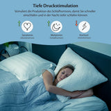 Couverture lestée 135X200 7Kg - Couverture thérapeutique anti-stress - Couverture lourde 100% coton - Couverture pour un sommeil profond et une meilleure récupération - Couverture lestée - pour hommes et femmes de 55-85Kg Lits et couvertures Beuche den Ella-Store