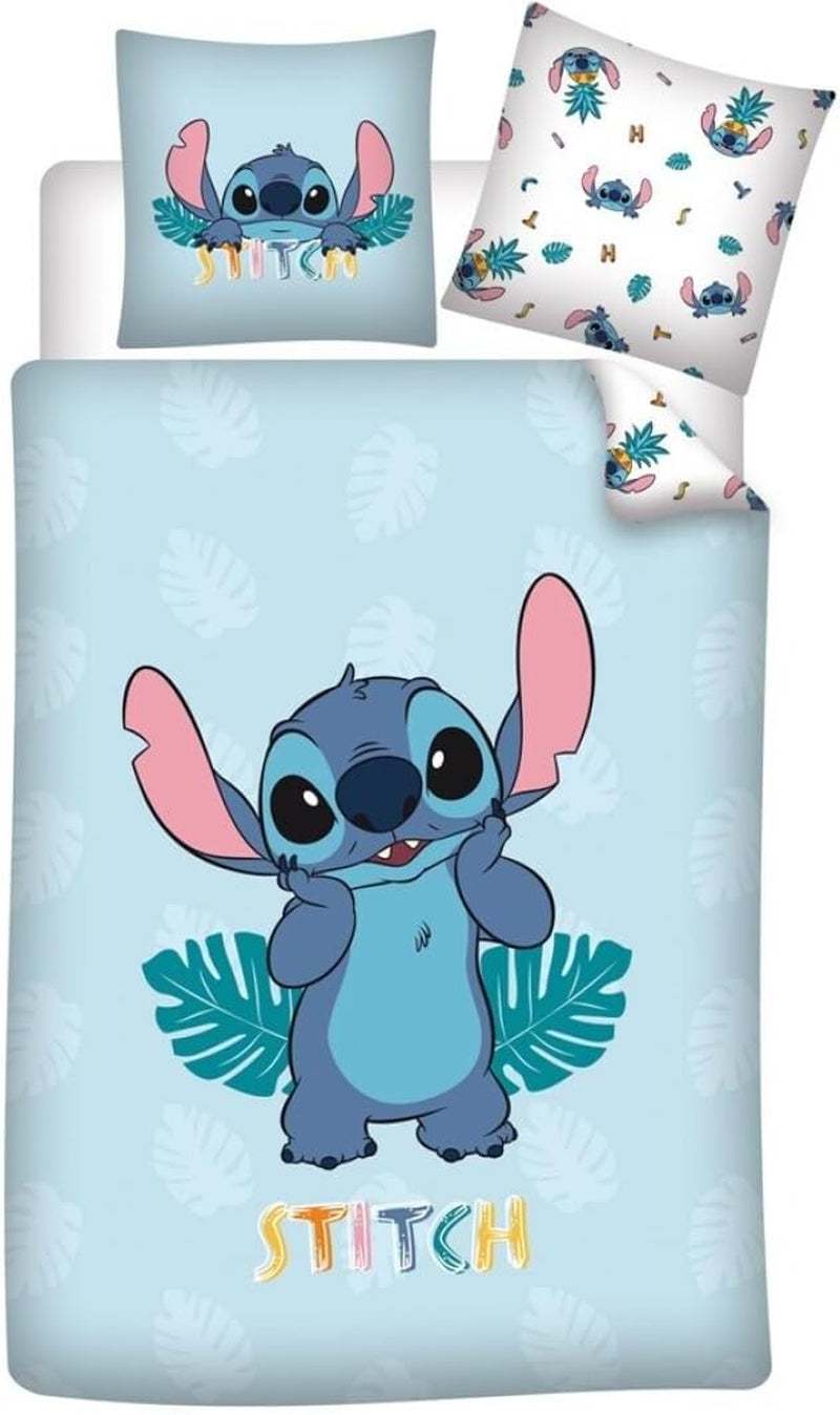 Linge de lit Stitch Colors Pour lit simple, coton et polyester Linge de lit - enfant Naty Shop Default Title